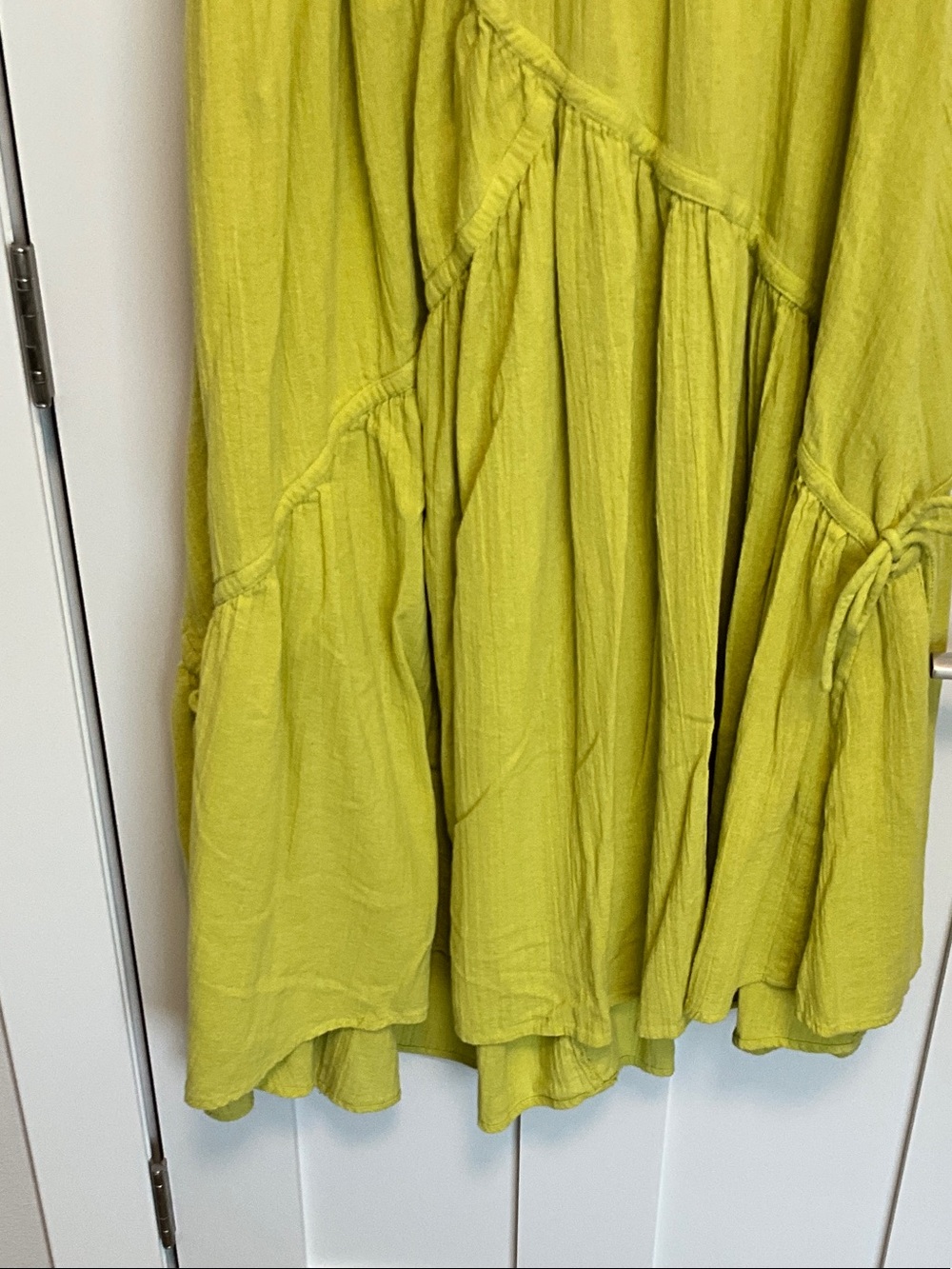 Free People Lime Green Tiered Maxi Dress - Picture 9 of 13